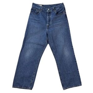 Levis Jeans Mens 31 x‎ 27 Blue Premium Taper Big E Reissue Actual